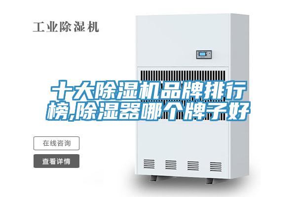 十大除湿机品牌排行榜,除湿器哪个牌子好