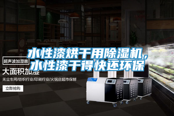 水性漆烘干用除湿机，水性漆干得快还环保
