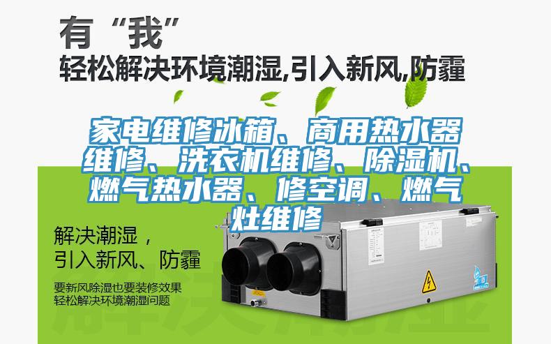 家电维修冰箱、商用热水器维修、洗衣机维修、除湿机、燃气热水器、修空调、燃气灶维修