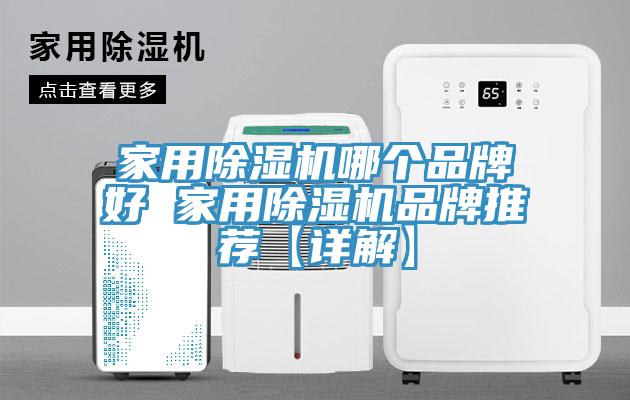 家用除湿机哪个品牌好 家用除湿机品牌推荐【详解】
