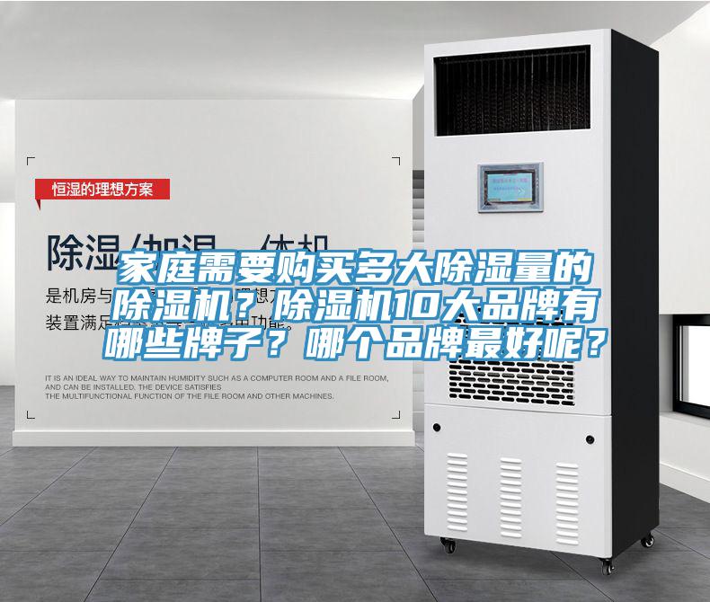 家庭需要购买多大除湿量的除湿机？除湿机10大品牌有哪些牌子？哪个品牌最好呢？
