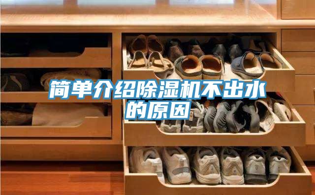 简单介绍除湿机不出水的原因