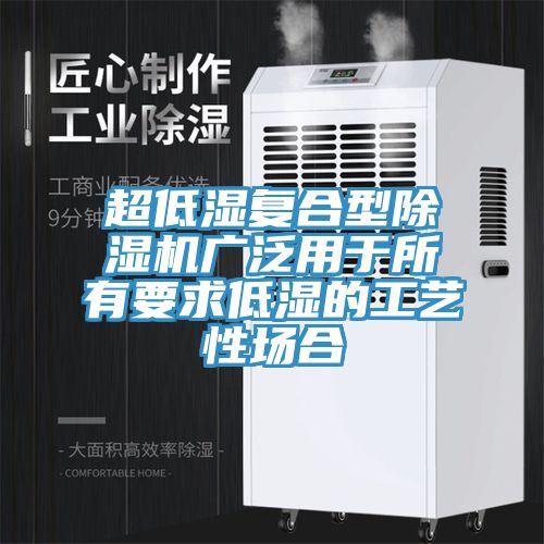 超低湿复合型除湿机广泛用于所有要求低湿的工艺性场合