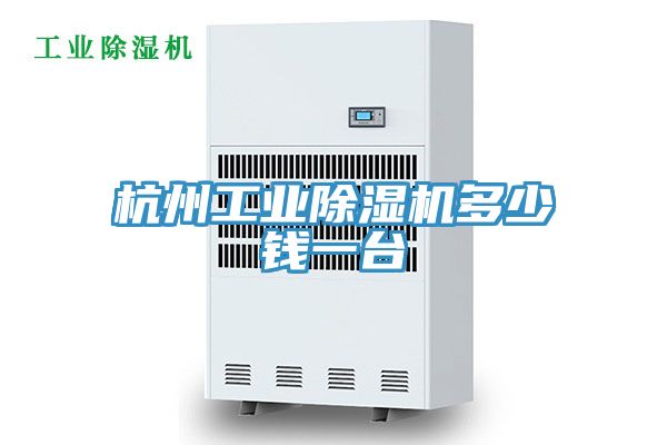 杭州工业除湿机多少钱一台