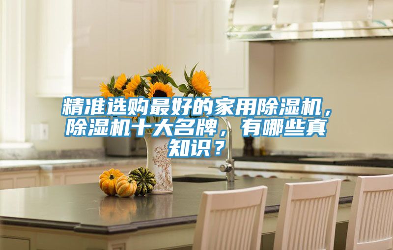精准选购最好的家用除湿机，除湿机十大名牌，有哪些真知识？