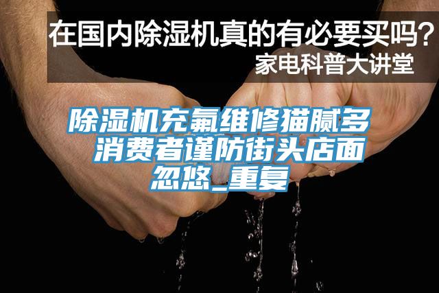 除湿机充氟维修猫腻多 消费者谨防街头店面忽悠_重复
