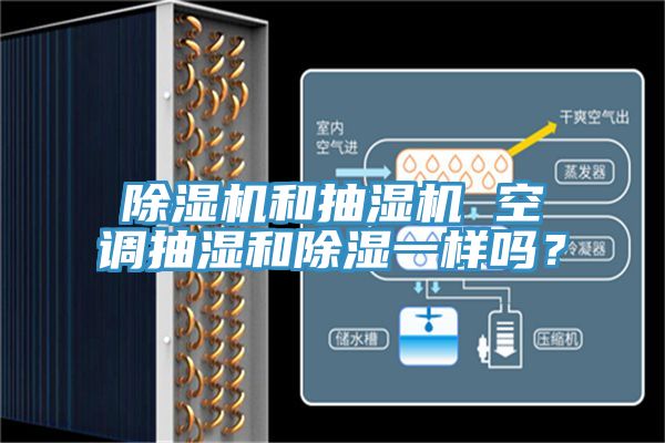 除湿机和抽湿机 空调抽湿和除湿一样吗？