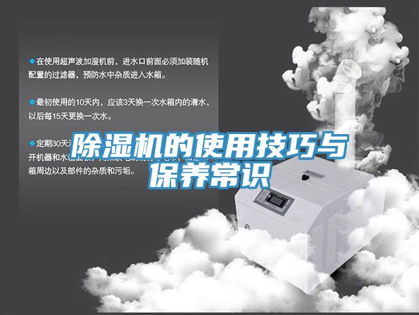 除湿机的使用技巧与保养常识