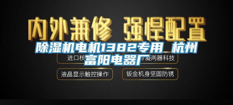 除湿机电机1382专用 杭州富阳电器厂