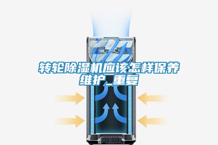 转轮除湿机应该怎样保养维护_重复